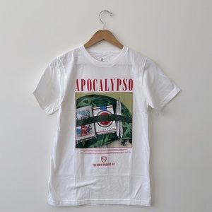 Eswic Graphic T shirt crewneck White size Small new